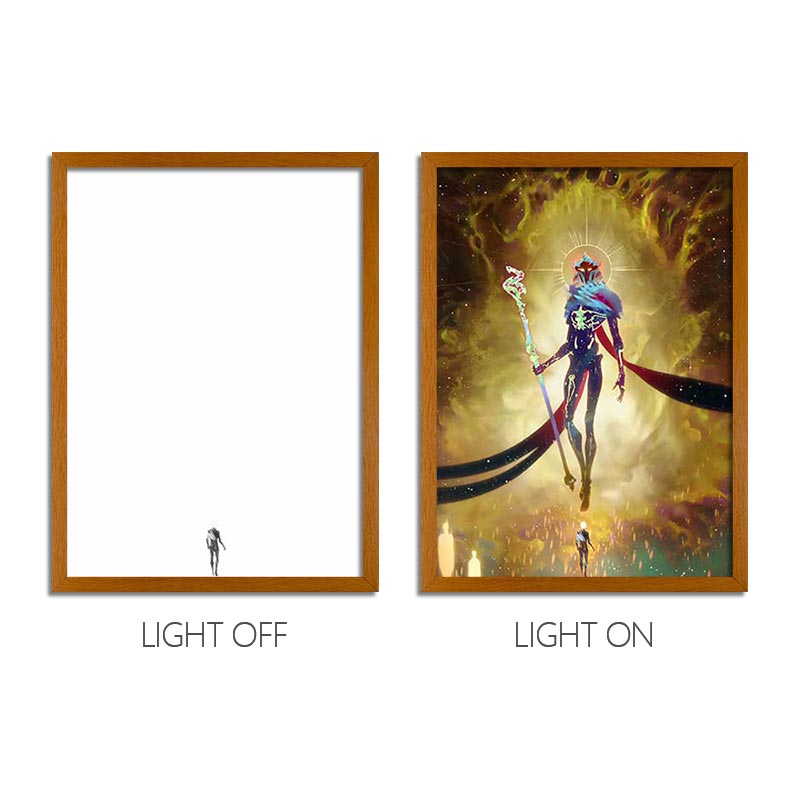 Arcane LED Light Painting Anime Photo Frame Wall Art